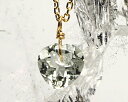 【天然石決算SALE】【ポイント10倍】Jewel Drops プラシオライト(ハートカット) K18 No.1
