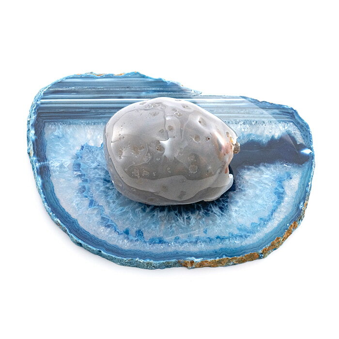 瑪瑙 原石 塩水入り瑪瑙（めのう） No.733