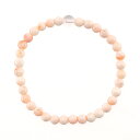 【天然石決算SALE】【ポイント10倍】珊瑚 ブレスレット ミッド珊瑚 (ミッドウェー海域産) 5.5mm 34玉 (アソート) No.15