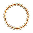 【天然石決算SALE】【ポイント10倍】シトリン ブレスレット 天然シトリン (マダガスカル産) 7.5mm 24玉 No.47