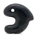 天然石 勾玉 神居古潭(カムイコタン) 飛龍型 (北海道産) (アソート)No.21 《証明書付》