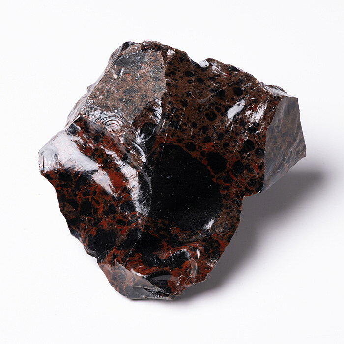 オブシディアン 原石 紅十勝石 （北海道産） No.41