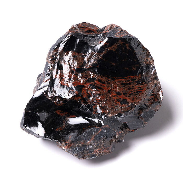 オブシディアン 原石 紅十勝石 （北海道産） No.42