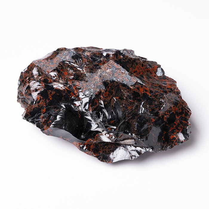 オブシディアン 原石 紅十勝石 （北海道産） No.44