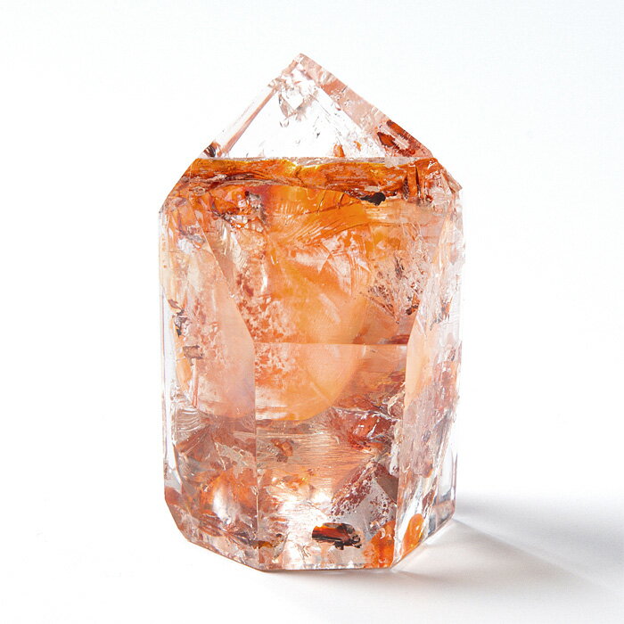 水晶 ポイント オーロラクォーツ （ブラジル ミナスジェライス州産） No.441