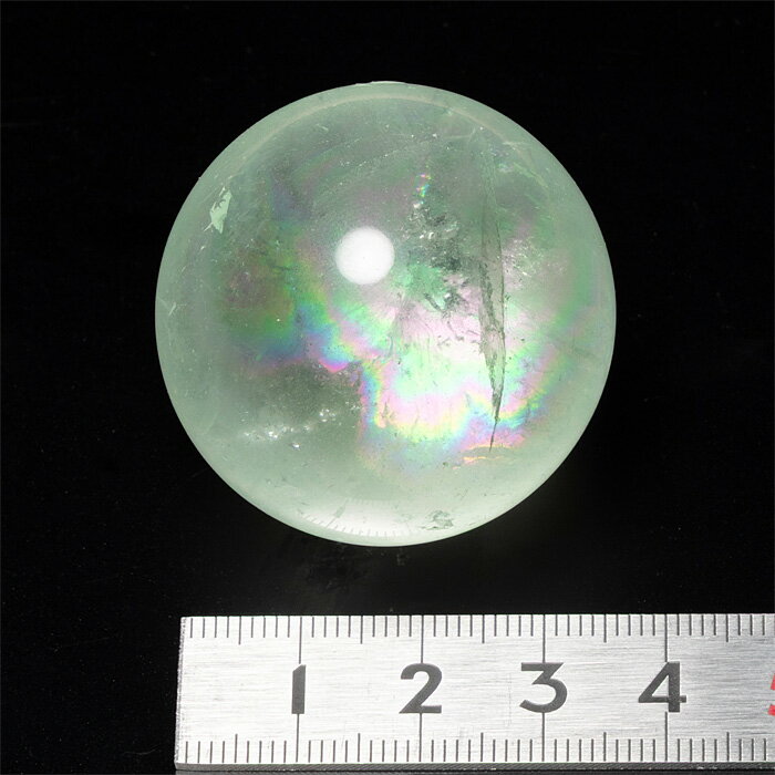 フローライト 丸玉 グリーンフローライト 38mm No.64