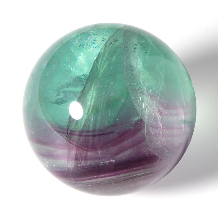 フローライト 丸玉 レインボーフローライト （中国産） 42mm No.72