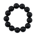 【天然石決算SALE】【ポイント10倍】モリオン ブレスレット 黒水晶 16mm 13玉 (アソート) No.10 《鑑別書付》