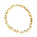 【天然石決算SALE】【ポイント10倍】シトリン ブレスレット 天然シトリン (マダガスカル産) 5mm 30玉 No.41