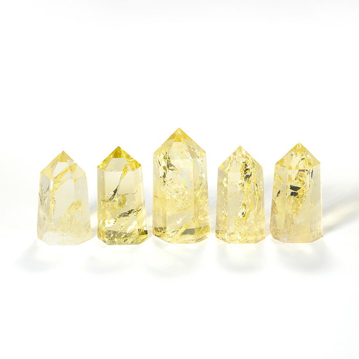 シトリン 結界水晶ポイント No.334