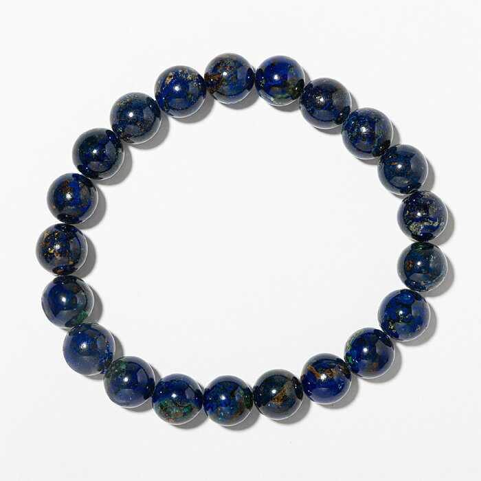 アズライト ブレスレット AAA （コンゴ共和国産） 9mm 21玉 No.5