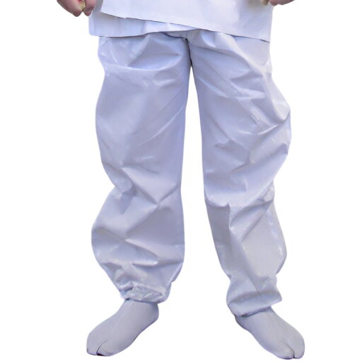 【 伊勢 宮忠 】【 作務衣 下 L 】神棚 神具 白 装束 さむい さむえ 衣装 和装 和服 部屋着 作業着 神社 祭儀式 巫女 作務衣 浄衣 神職