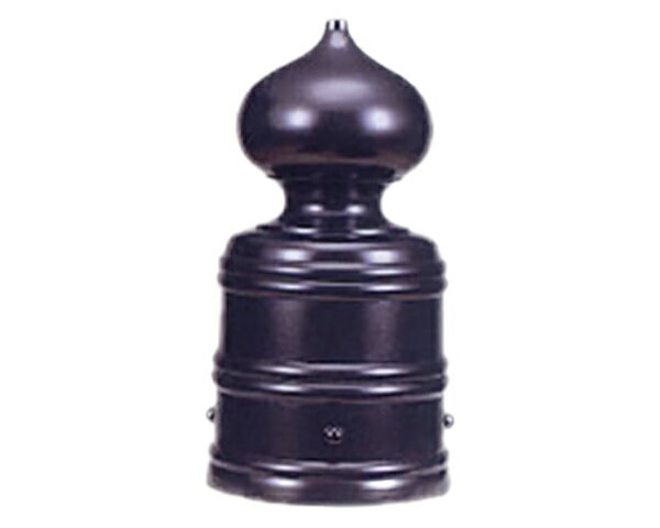 神棚 金具 【 擬宝珠 普通型 黒 1寸5分 】