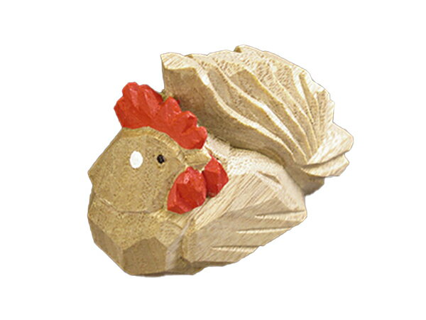 乐天商城 - 【 伊勢 宮忠 】【 伊勢一刀彫 干支 酉 】幅3cm 行5cm 高さ7.5cm 神棚 神具 一刀彫り 授与品 記念品 桐箱入