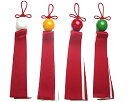 【 伊勢 宮忠 】【 御富伎玉 4色木製玉・紅白布 】長さ55cm 神棚 神具 御富岐玉 みほぎだま みふぎたま
