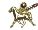 【 伊勢 宮忠 】【 厄除根付 午形 】神棚 神具 授与品 記念品 縁起物 ストラップ 午 うま ウマ 馬 【クロネコゆうパケット発送可】