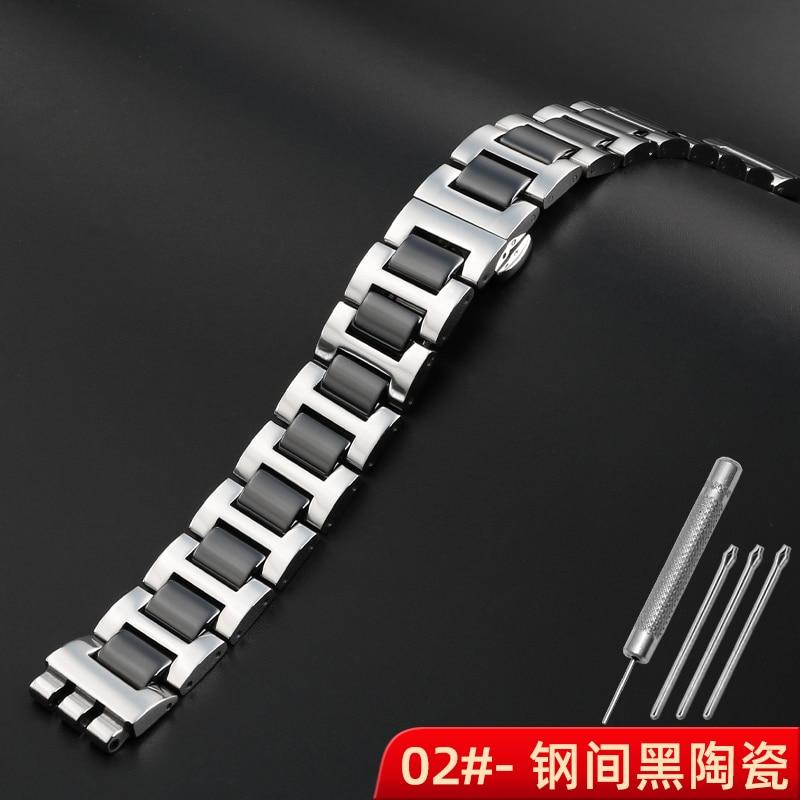 腕時計 ベルト スウォッチ 互換 ステンレススチール 17mm 19mm ユニセックス YCS YAS IRONY シリーズ ..