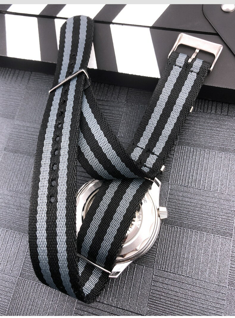 Rakuten - オメガ 互換汎用 nato用 20mm ナイロン キャンバス 時計バンド 腕時計バンド ブラックブレー 交換 修理 調整 工具 ツール付き ゴルフ スポーツ 通勤通学 20代 30代 40代 50代 60代 おすすめ ファッション カジュアル メンズ レディース