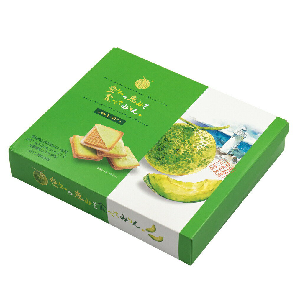 渥美半島メロン ラングドシャ 10枚入 個包装 メロン ばらまき お菓子 ラングドシャ クッキー 愛知 お土産 渥美 ナガトヤ 長登屋