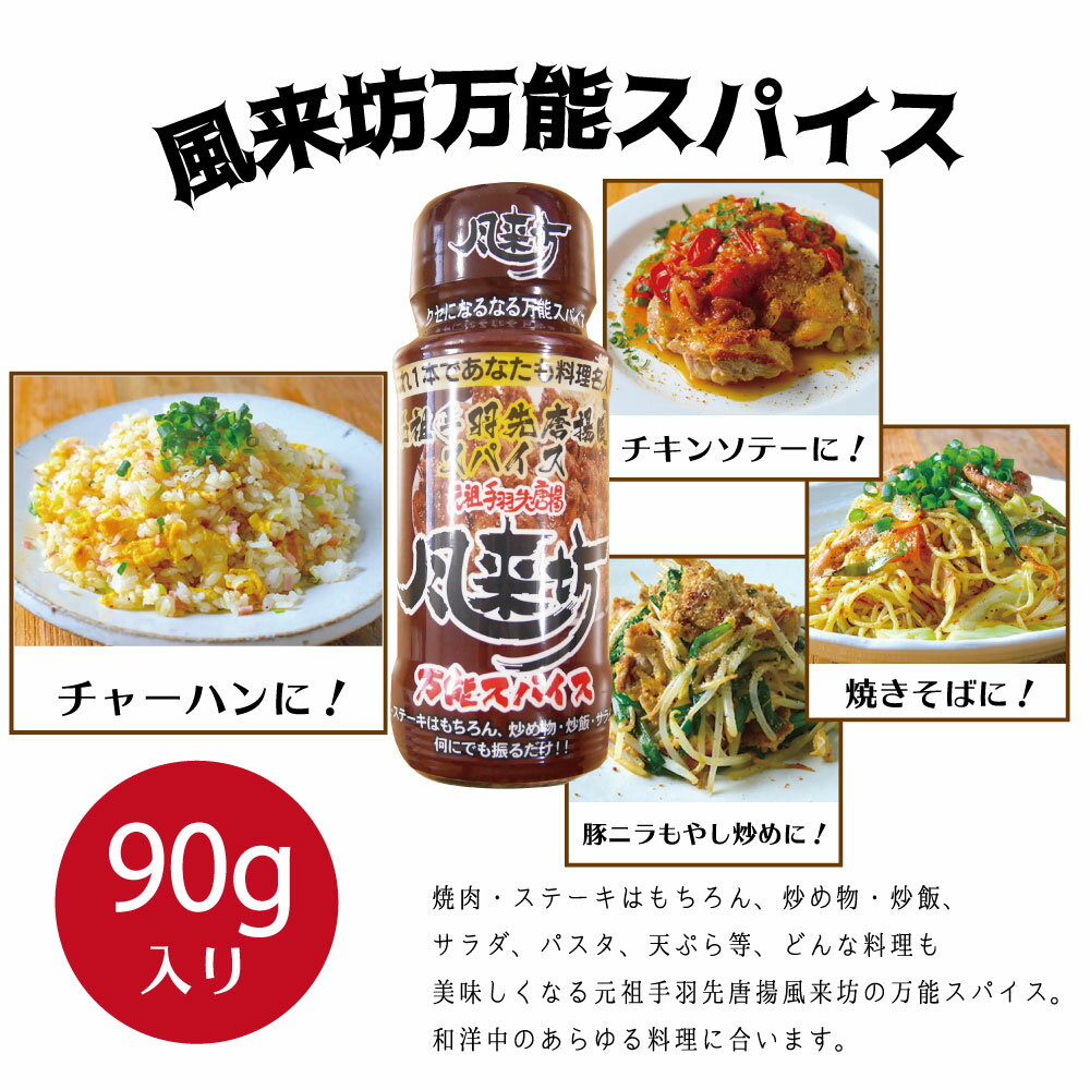 風来坊万能スパイス 手羽先 調味料 ナガトヤ 長登屋