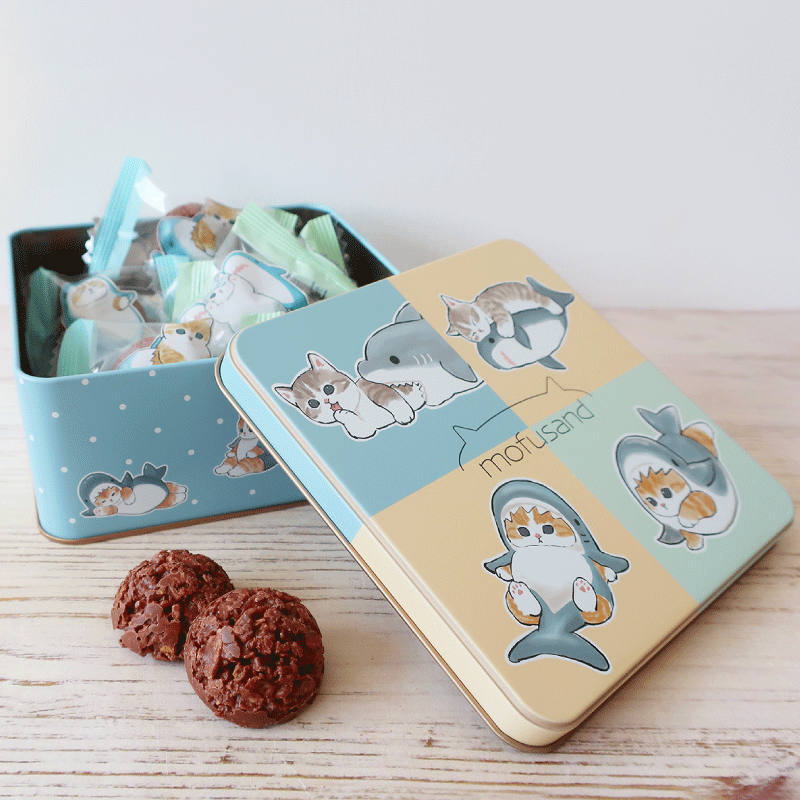 mofusand もふさんど サメにゃん クランチ缶 クランチチョコレート 長登屋 ナガトヤのサムネイル