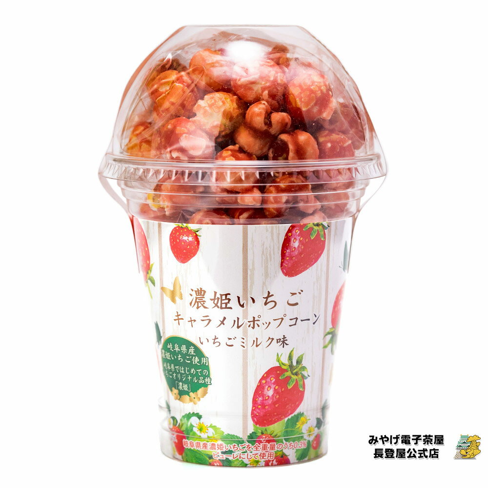濃姫苺 キャラメルポップコーン 80g 濃姫 いちご ポップコーン 岐阜 お土産 ナガトヤ 長登屋