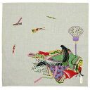 はんかち 和風 紫式部物語 ぼんぼり 平安時代 日本製 外国人向け 日本土産 日本みやげ 和 小物 プチギフト 贈り物 日本のお土産