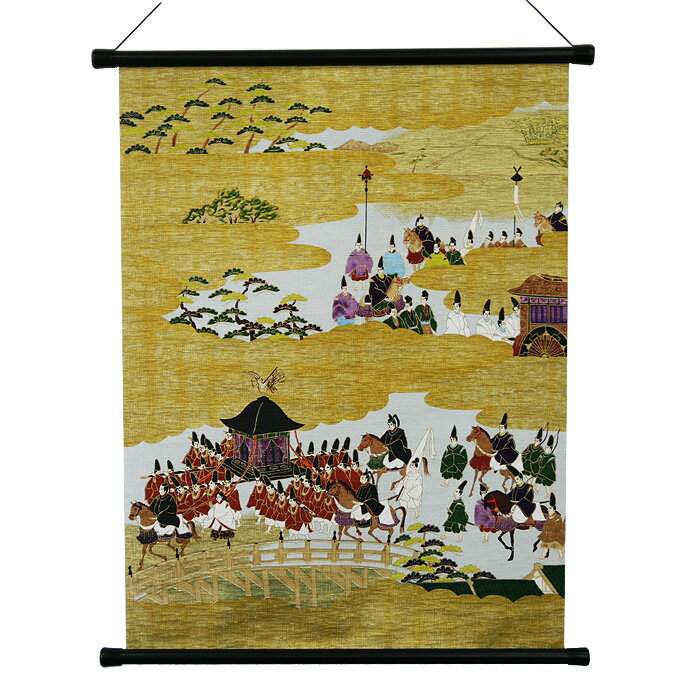 【11/20〜27迄☆期間限定!全品ポイント3倍!】友禅和紙タペストリー 平安絵巻 国産品 和風インテリア 外国人向け 日本土産 日本みやげ 和 小物 おしゃれ...