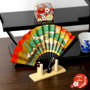 京扇子 飾扇 5寸 松竹梅 国産品 ギフト 日本土産 工芸品 外国人向け 日本土産 日本みやげ 和 小物 贈答用 プレゼント