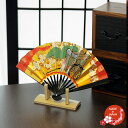 京扇子 飾扇 5寸 御所車 日本製 ギフト 日本土産 工芸品 外国人向け 日本土産 日本みやげ 和 小物 贈答用 プレゼント