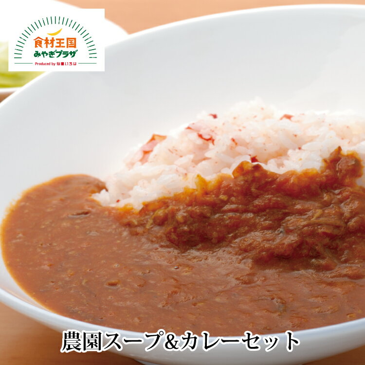 農園スープ&カレーセット トマトビーフカレー180g 3箱 野菜たっぷりミネストローネ180g 3箱 宮城県産 玉光デリシャストマト にしき食品 デリシャスファーム 大崎 鹿島台 宮城