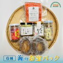 南三陸 海の幸 6種 詰め合わせ 海のお宝パック 冷凍 送料無料 あわび いくら 汐うに スモークサーモン たこわさび 牡蠣 宮城 お取り寄せ 海産物 たみこの...