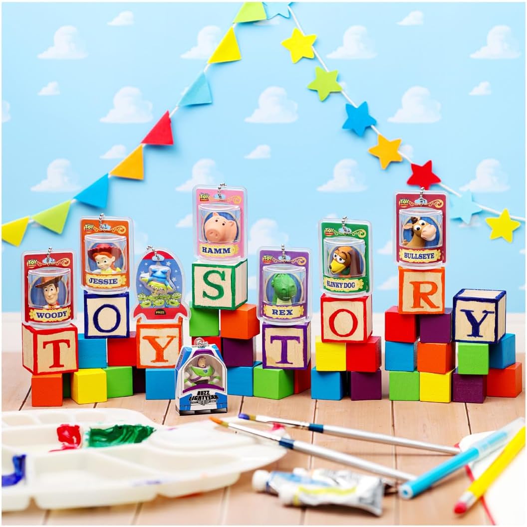Set, Assortment - バンダイ ( BANDAI ) TOY STORY パッケージチャーム ＆ チョコボーロ 10個 BOX 食玩