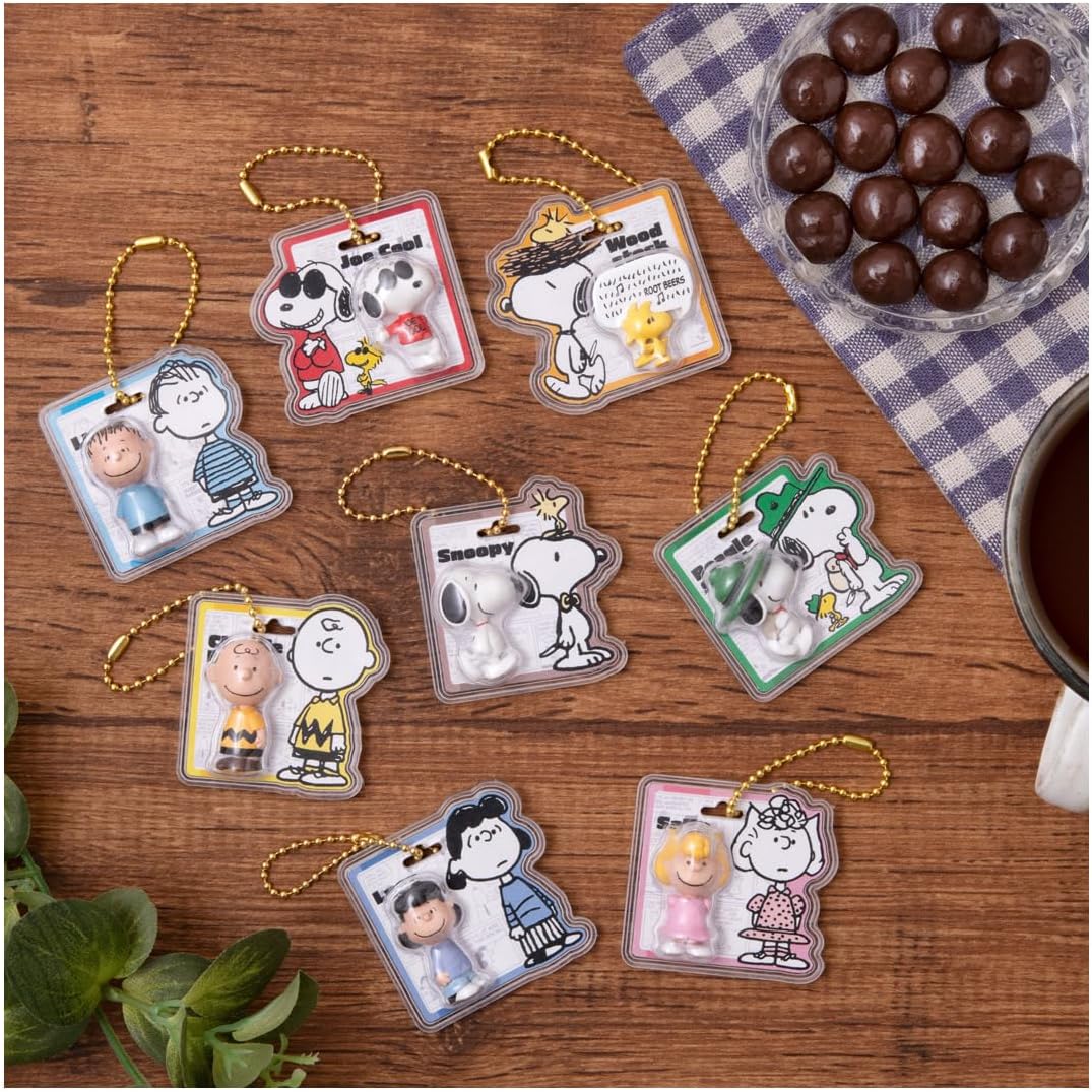 バンダイ ( BANDAI ) PEANUTS - SNOOPY - パッケージチャーム ＆ チョコボーロ 5個バラ ( 食玩 )（楽天・キャラショップPLAZA）