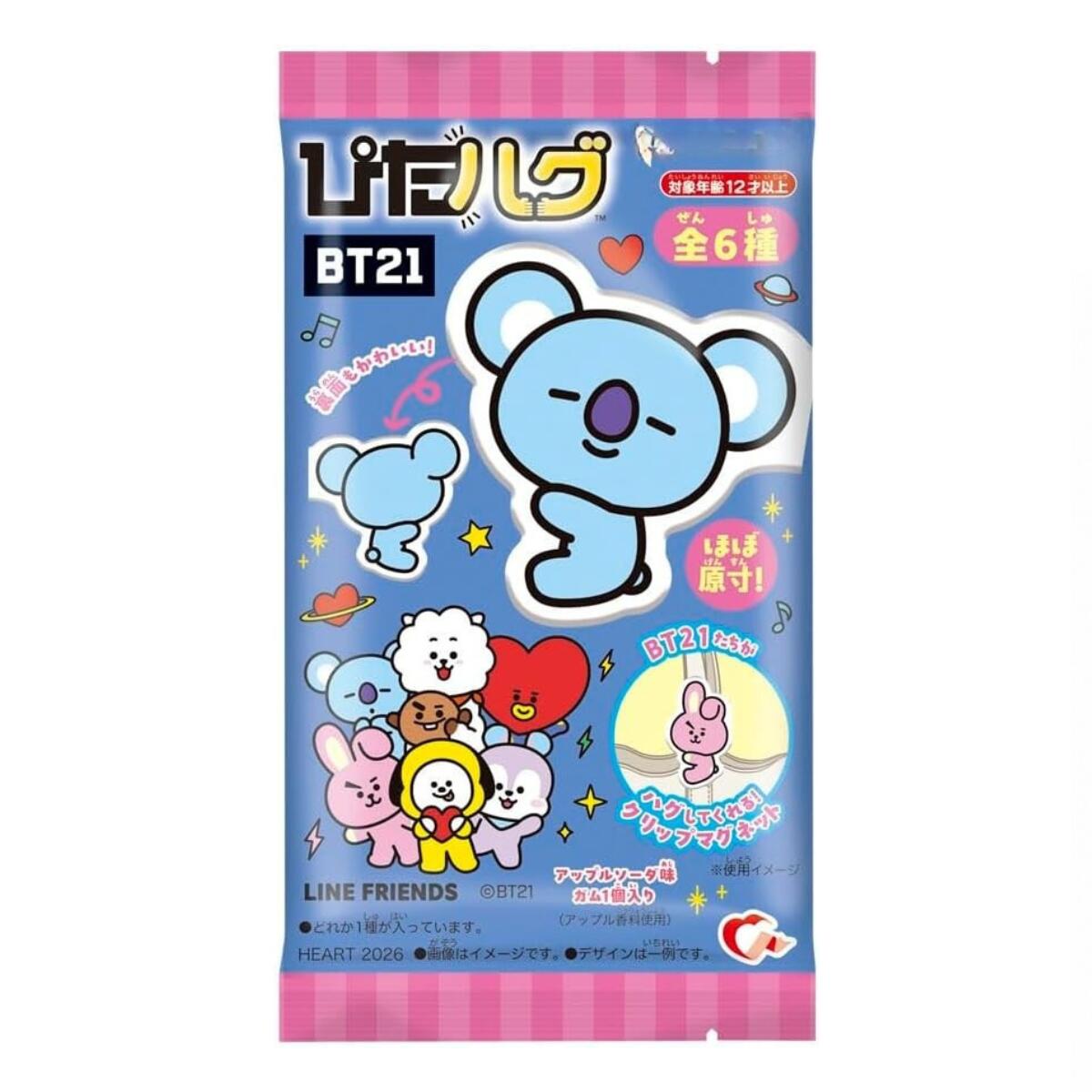 피타 포옹 BT21 4 개 장미 식완 하트 (Heart)