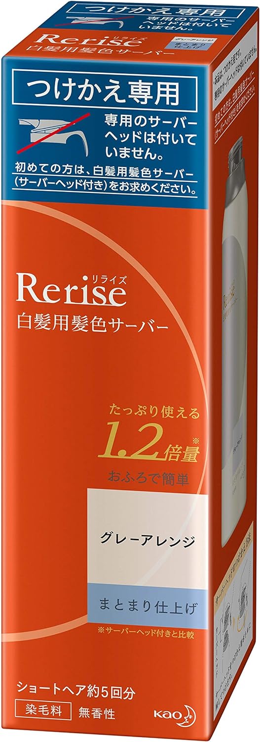 リライズ 白髪染め グレーアレンジ (自然なグレー) まとまり仕上げ 男女兼用 つけかえ用 190g