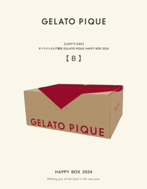 顼ȥԥԥʡޡ2024LADY'S SIZEGELATO PIQUE HAPPY BOX 2024B