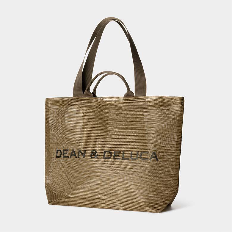 DEAN & DELUCA ディーンアンドデルーカ メッシュトートバッグ ゴールド Lサイズのサムネイル