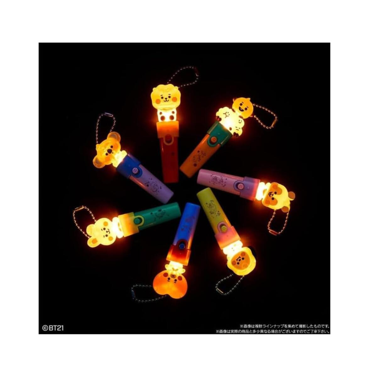 乐天商城 - BT21 Light stick charm2 10個入りBOX ( 食玩 ) バンダイ ( BANDAI )