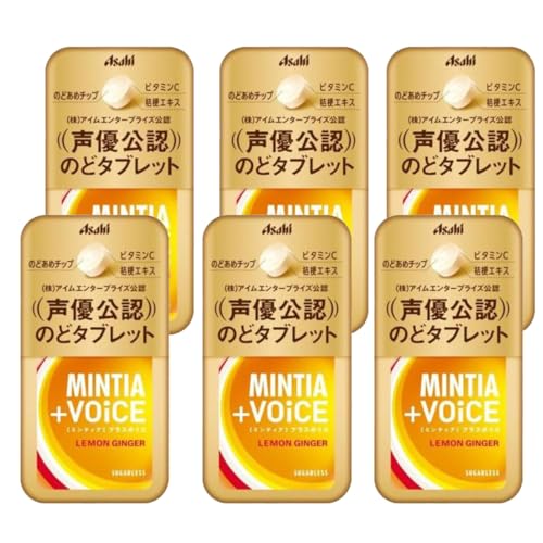 ミンティア mintia プラスボイス レモンジンジャー 30粒 × 6個