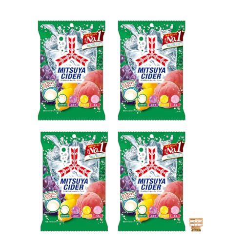 アサヒ 三ツ矢サイダー キャンディ 飴 112g × 4袋 大容量