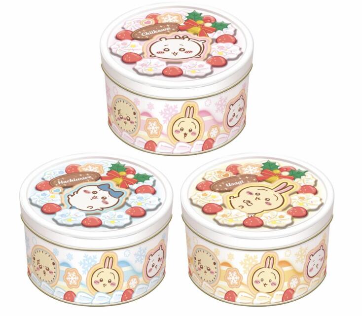 アニメちいかわ おもちゃケーキ缶 3種セット フルコンプ コンプリートセット ハチワレ うさぎ