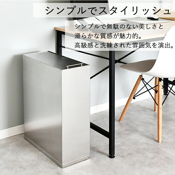 【ポイント7倍★楽天スーパーSALE 6/4 20時〜6/11 1:59】 ごみ箱 ゴミ箱 ダストボックス 36L 蓋付き ステンレス おしゃれ 大容量 日本製 [2]