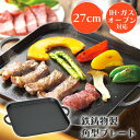 鉄板 プレート 鉄鋳物 IH対応 正方形 鉄板 焼肉プレート ステーキ 皿 鉄器