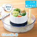 【期間限定pt5倍!8/23~9/4 19:59】 そうめん流し器 流しそうめん ファミリー 電池式 家庭用 流れる