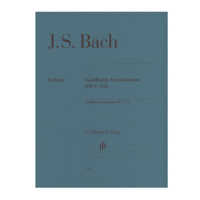 【ピアノ楽譜】ゴルトベルク変奏曲 BWV 988 Goldberg-Variationen BWV 988: Aria mit verschiedenen Veranderungen
