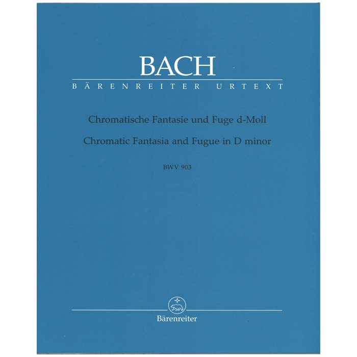 【ピアノ楽譜】半音階的幻想曲とフーガ　ニ短調 BWV 903/Chromatische Fantasie und Fuge d-moll BWV 903