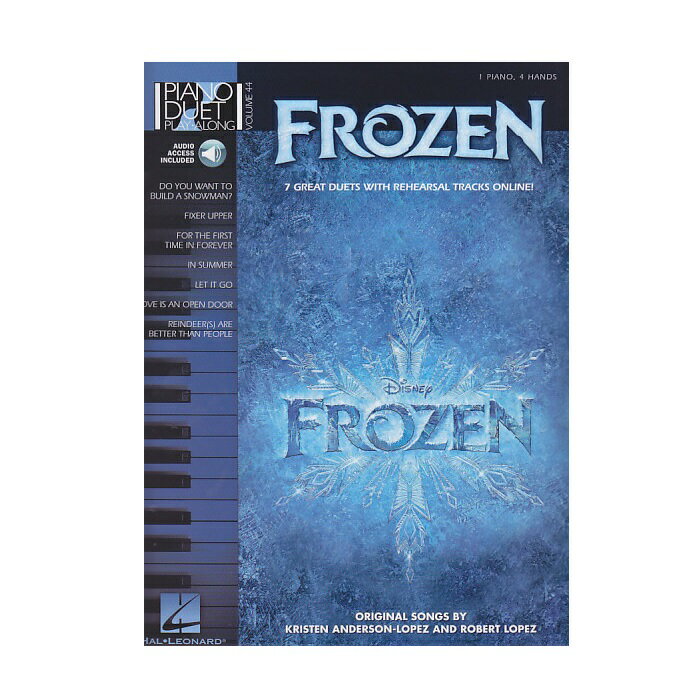 【ピアノ1台4手】「アナと雪の女王」連弾曲集/Frozen: 7 Great Duets with Rehearsal Tracks Online!
