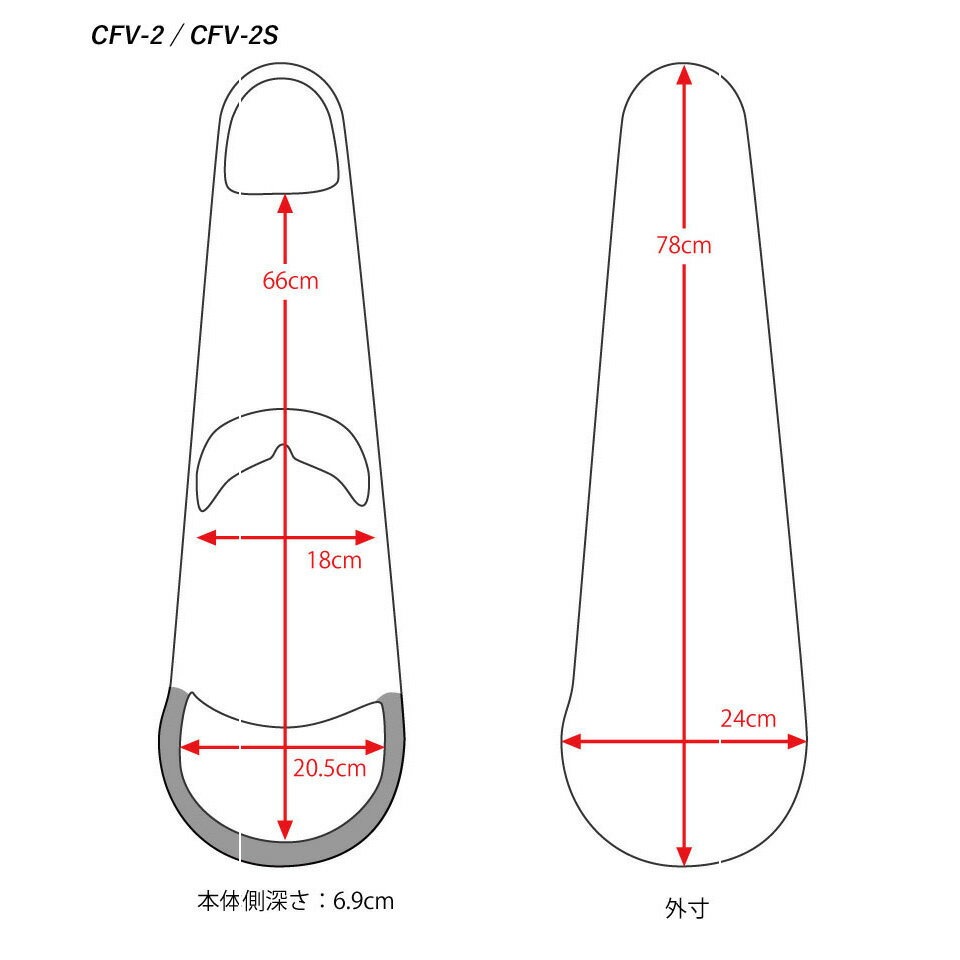 ヴァイオリンケース カーボンマック CFV-2 スリム ミルクティー グレーライン