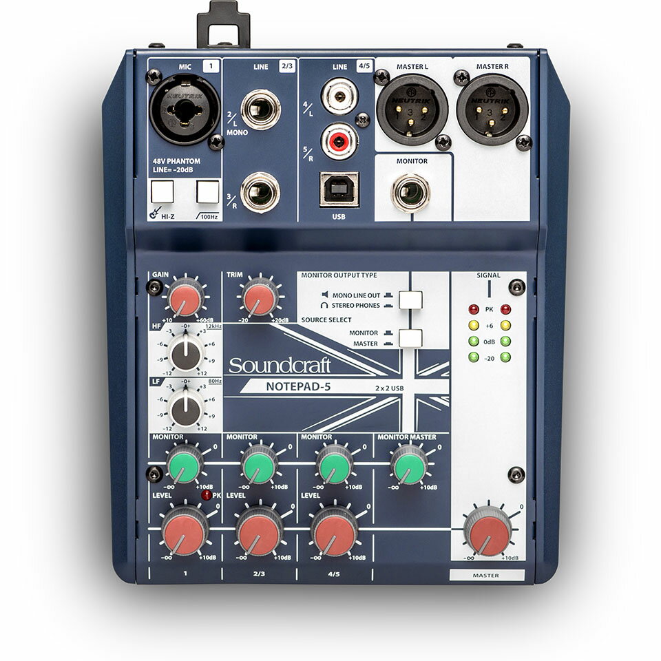 SOUNDCRAFT/Notepad-5